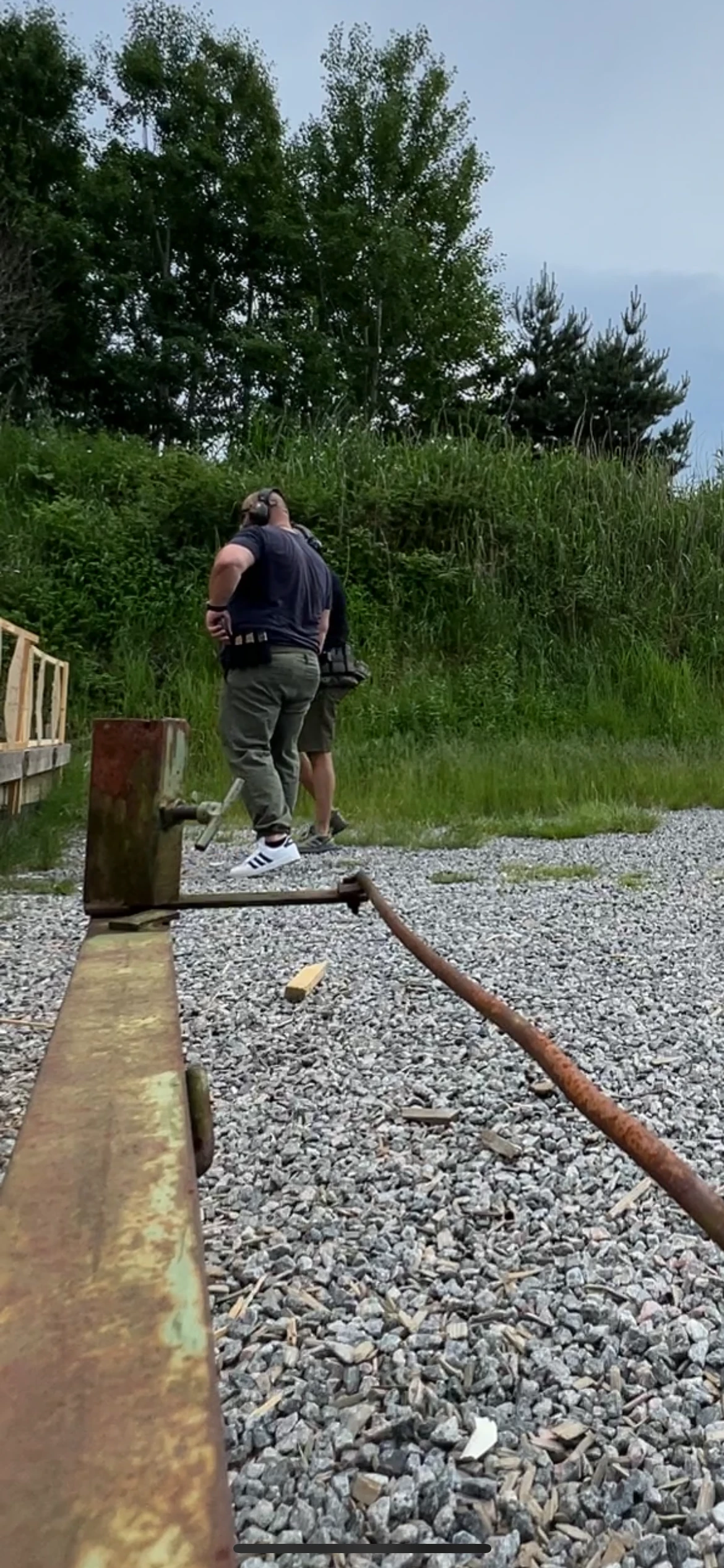 Jim Nano på skjutbanan